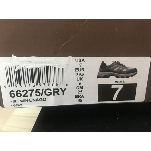 Skechers Outdoor Mens Selmen Enago Trail Shoe Size 7 Gray